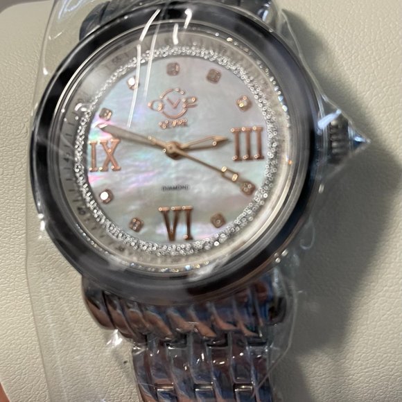 GV2 by Gevril Women\'s Marsala Limited Edition Swiss Made Quartz Diamond Accented main image 6